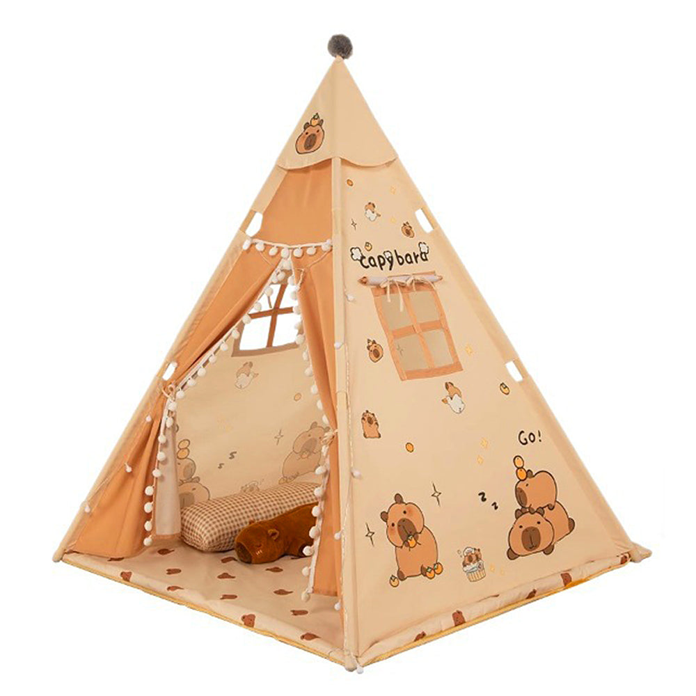 Capybara Kids Play Tents for Toddlers Large Playhouse, Triangle Tent